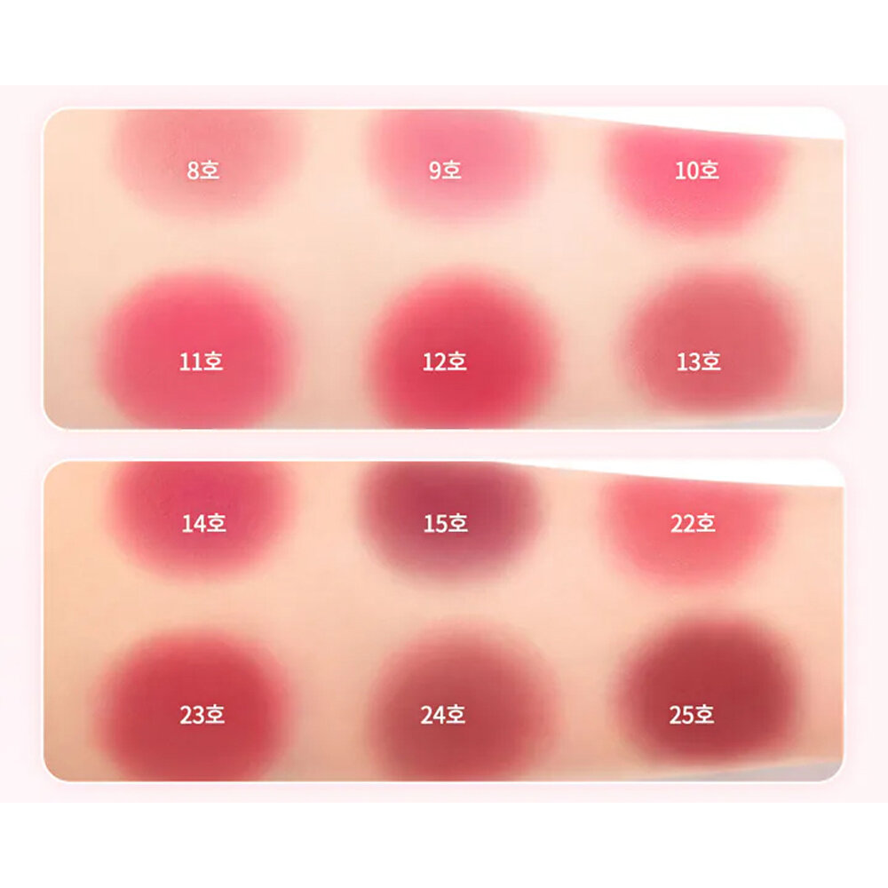 現貨|dasique|泰迪熊9色唇頰兩用盤 Souffle Color Pot 愛心唇頰膏 唇泥 罐裝唇釉 附唇刷 腮紅-圖片-11