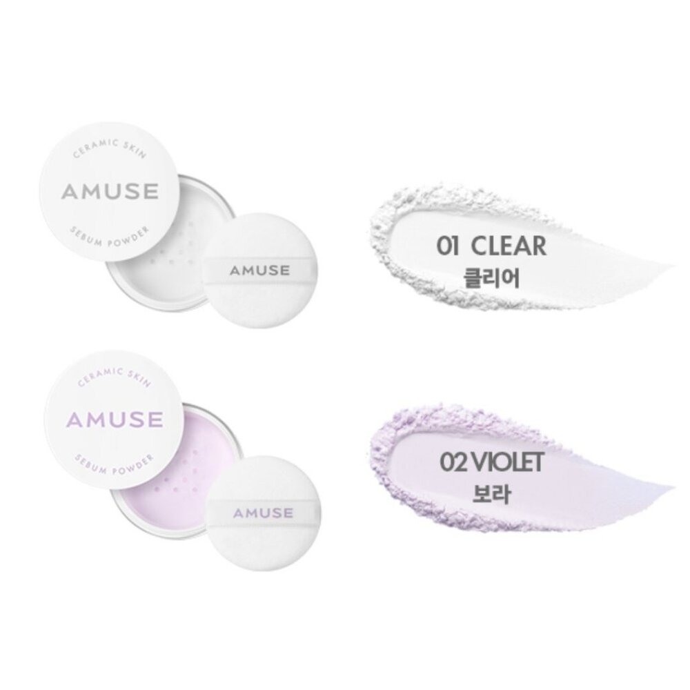 現貨|Amuse|ive 張員瑛代言 陶瓷肌 完美定妝粉 控油蜜粉 蜜粉 柔焦 定妝|韓國代購-圖片-3