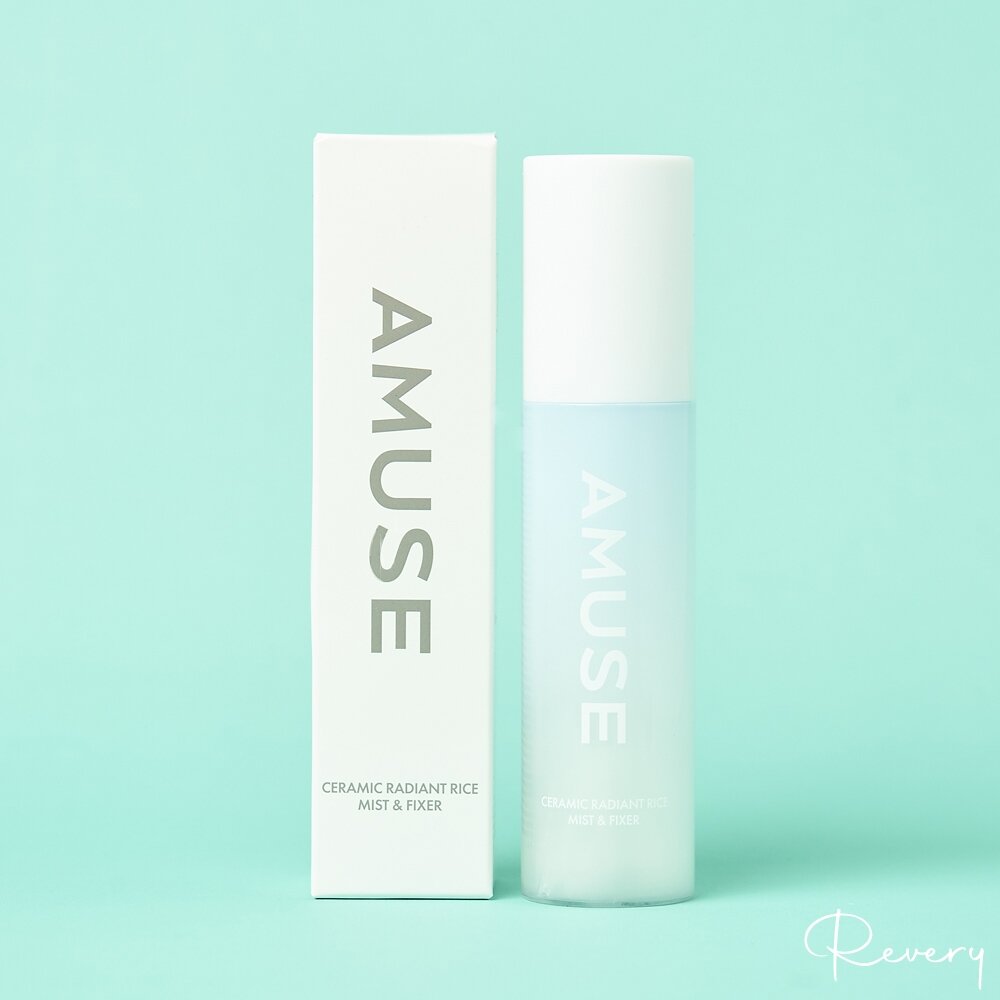 27379583720-現貨｜Amuse｜Ceramic Radiant Rice Mist & Fixer 完美瓷肌長效定妝噴霧｜韓國代購