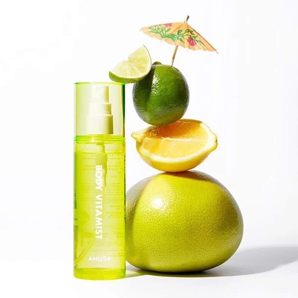 現貨|Amuse|秋冬必備 Body Vitamist 橘子維生素身體噴霧 保濕噴霧 清香 柑橘香|韓國代購-圖片-3