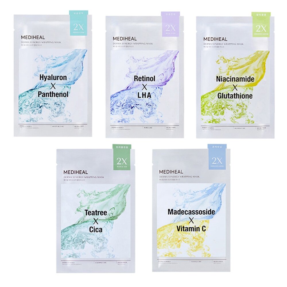 27707224147-現貨｜MEDIHEAL｜2024最新款 精華面膜 安瓶面膜 包裹面膜 內褲兔聯名款 保濕 補水｜韓國代購