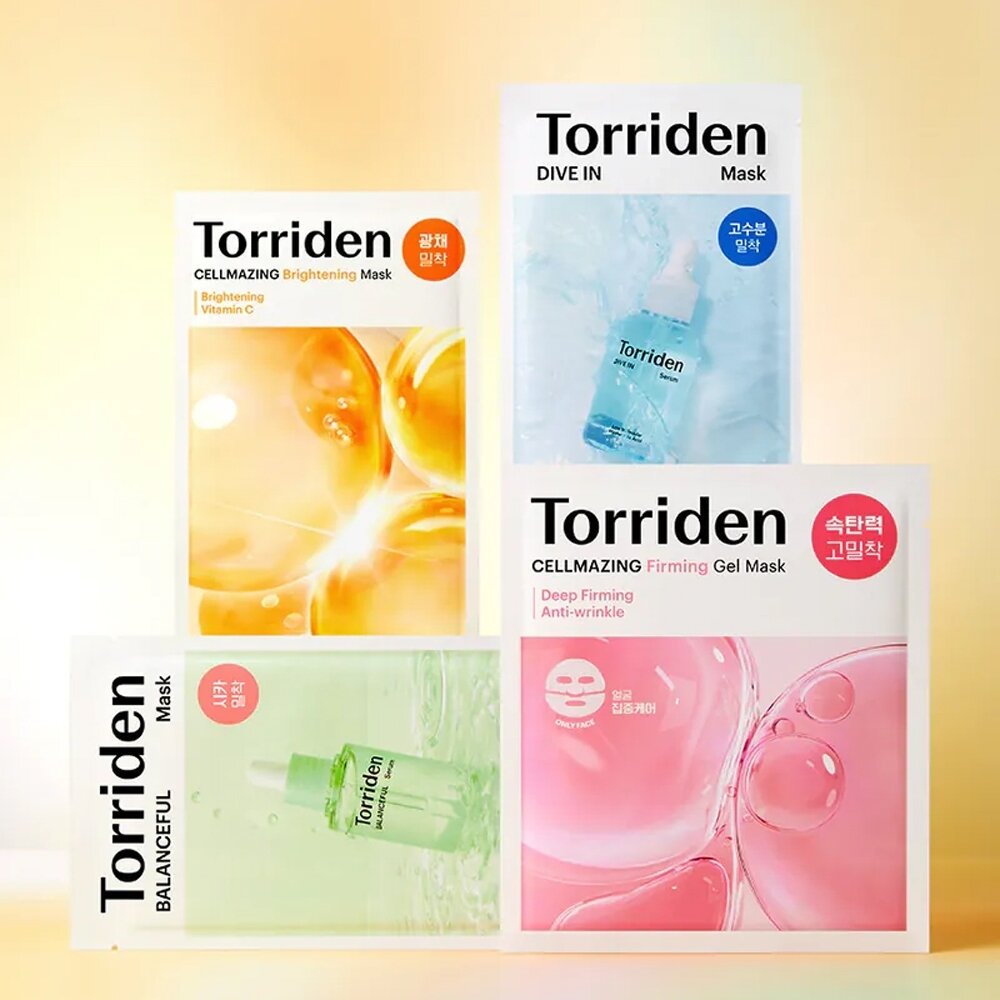 現貨|Torriden|Dive-in 微分子玻尿酸面膜 積雪草保濕面膜 維他命C美白面膜 韓國必買面膜|韓國代購-圖片-1
