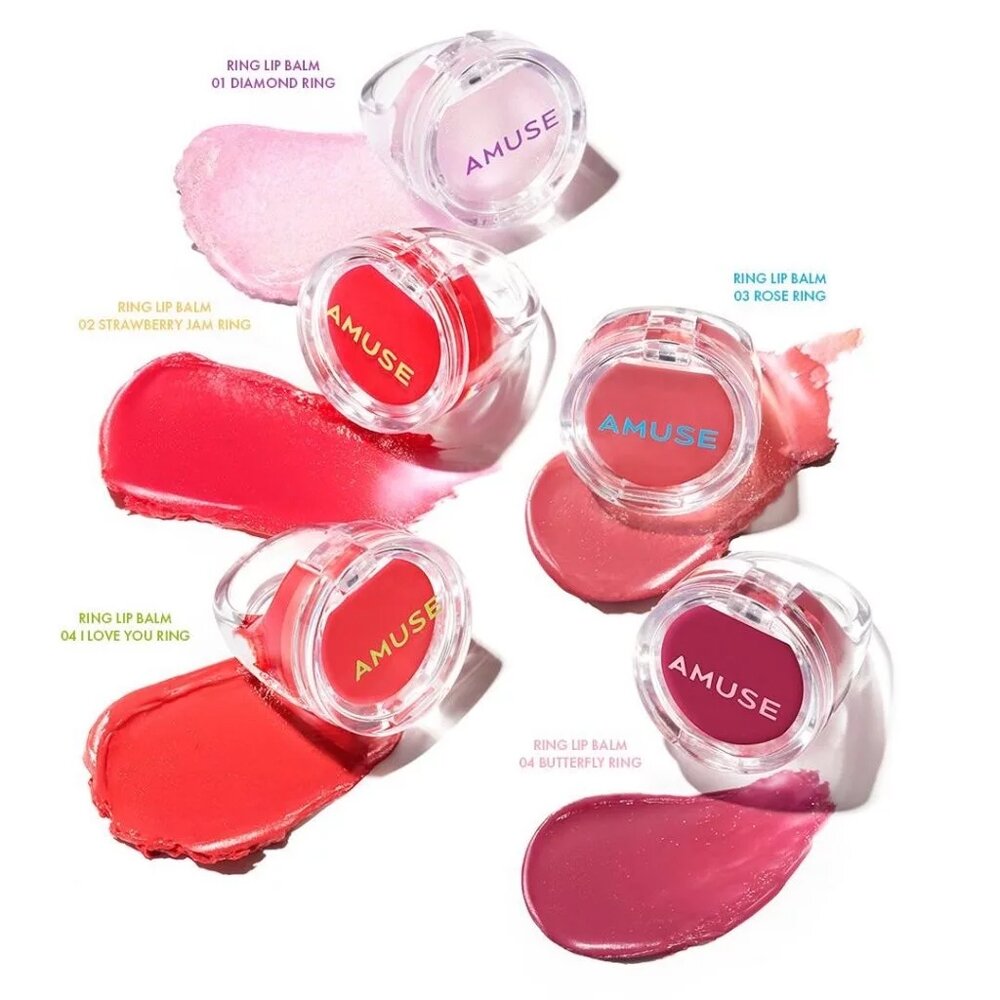 現貨|Amuse|Ring Lip Balm 戒指唇膏 潤唇膏 張員瑛pick|韓國代購-圖片-1