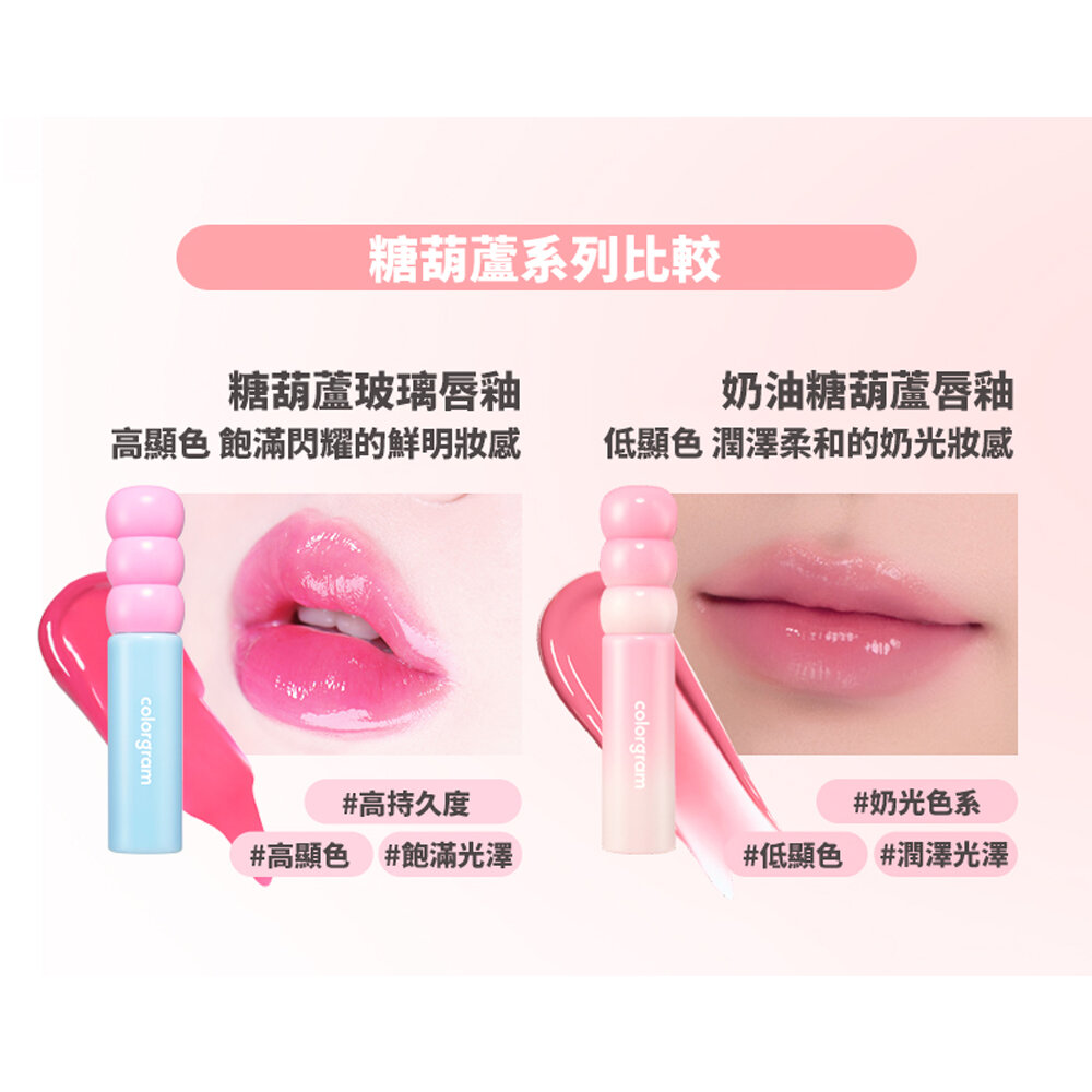 現貨出清|colorgram |奶油糖葫蘆唇釉 Loopy 聯名款 糖葫蘆水光唇釉 水光唇釉 唇釉|韓國代購-圖片-5