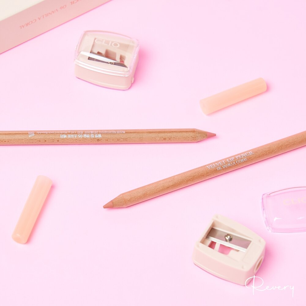 28660407130-現貨｜Clio｜VELVET LIP PENCIL SET 系列唇線筆 唇線筆 送銷筆器 修飾唇周暗沉｜韓國代購