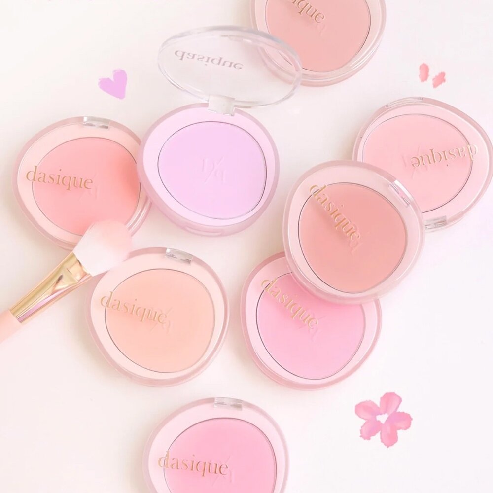 現貨|dasique|單色腮紅 4色腮紅盤 柔霧腮紅 絲絨腮紅 頰彩 腮紅 韓國|韓國代購-圖片-2