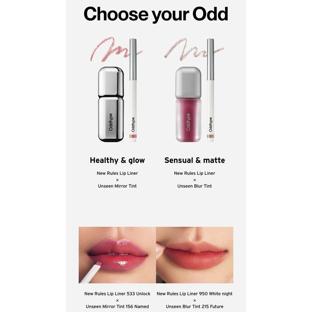 現貨|Oddtype|唇釉 鏡面唇釉 光澤唇釉 絲絨柔霧唇釉 啞光唇釉 自帶唇刷 唇線筆|韓國代購-圖片-6