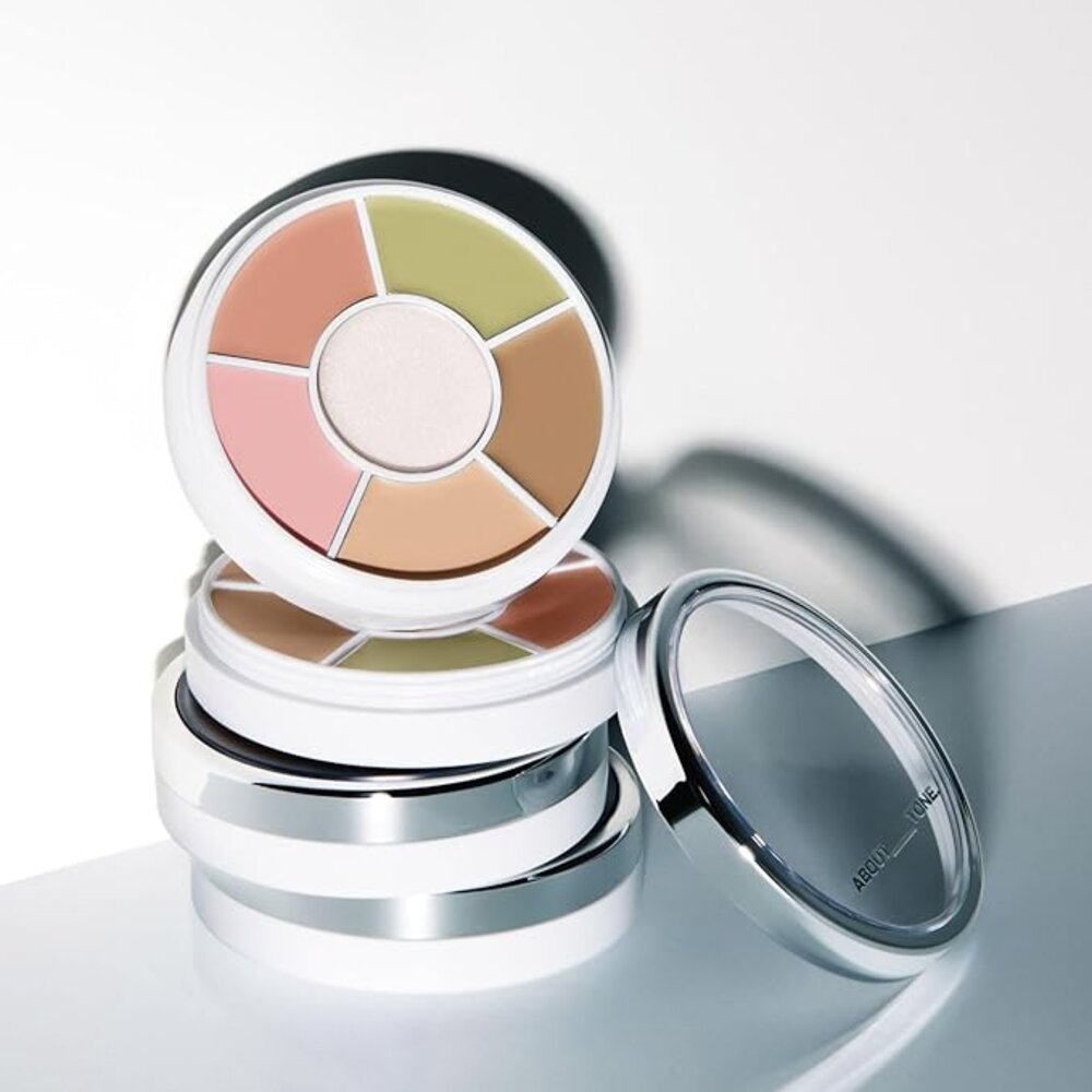 現貨|about tone|6色修容遮瑕盤 多功能遮瑕盤 提亮 遮瑕 修容 校色|韓國代購-圖片-1