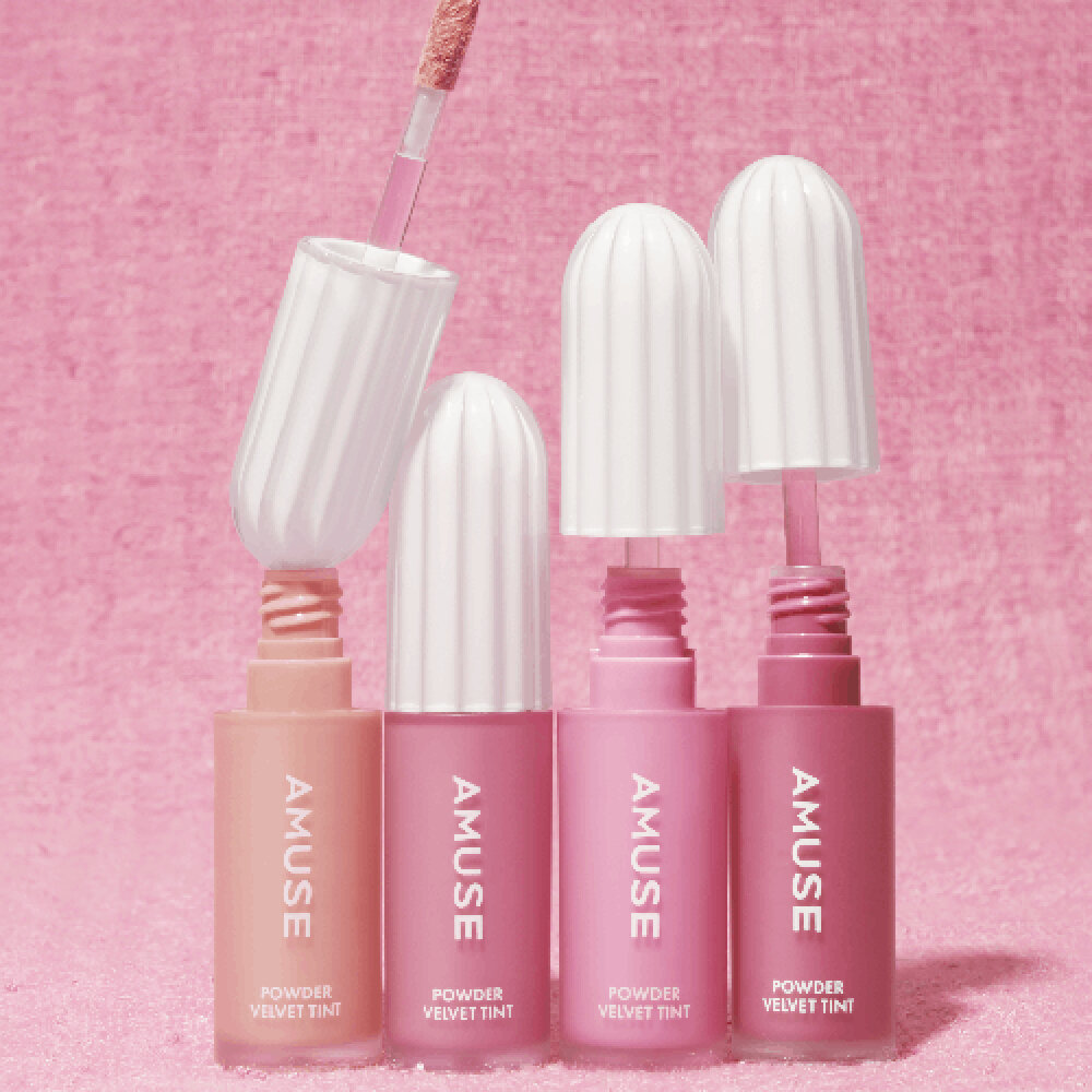 現貨|Amuse|子彈頭霧面唇釉 POWDER VELVET TINT 霧面 奶油 唇釉|韓國代購-圖片-2