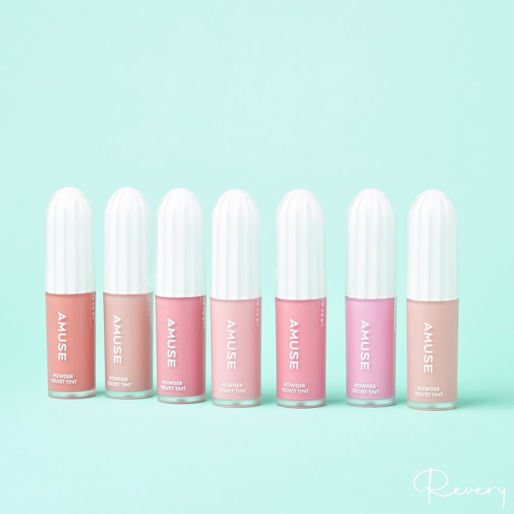 29526908130-現貨｜Amuse｜子彈頭霧面唇釉 POWDER VELVET TINT 霧面 奶油 唇釉｜韓國代購
