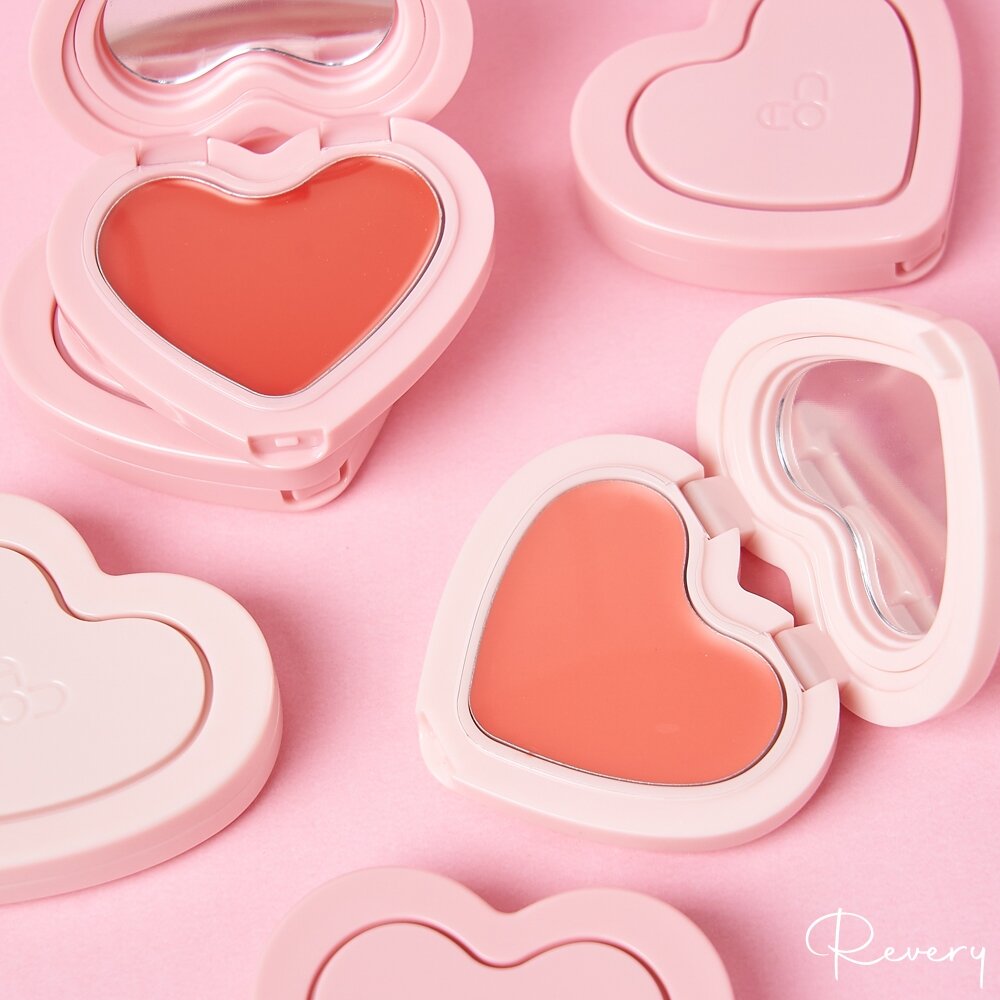 現貨｜AOU｜愛心潤澤奶油腮紅霜 愛心霧感奶油腮紅霜 愛心腮紅 自然融膚 不沾底妝 不顯毛孔 潤澤 柔霧｜韓國代購 封面照片