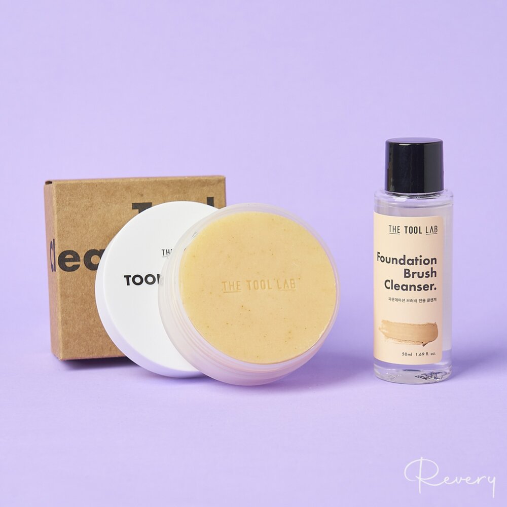 現貨|The tool lab|清潔皂 粉底刷清潔液 刷具清潔濕巾 刷具清潔 粉撲清潔|韓國代購-圖片-2