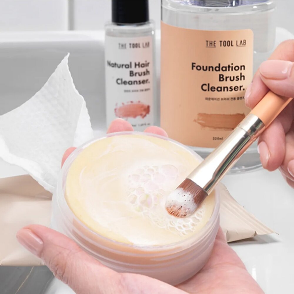 現貨|The tool lab|清潔皂 粉底刷清潔液 刷具清潔濕巾 刷具清潔 粉撲清潔|韓國代購-圖片-4