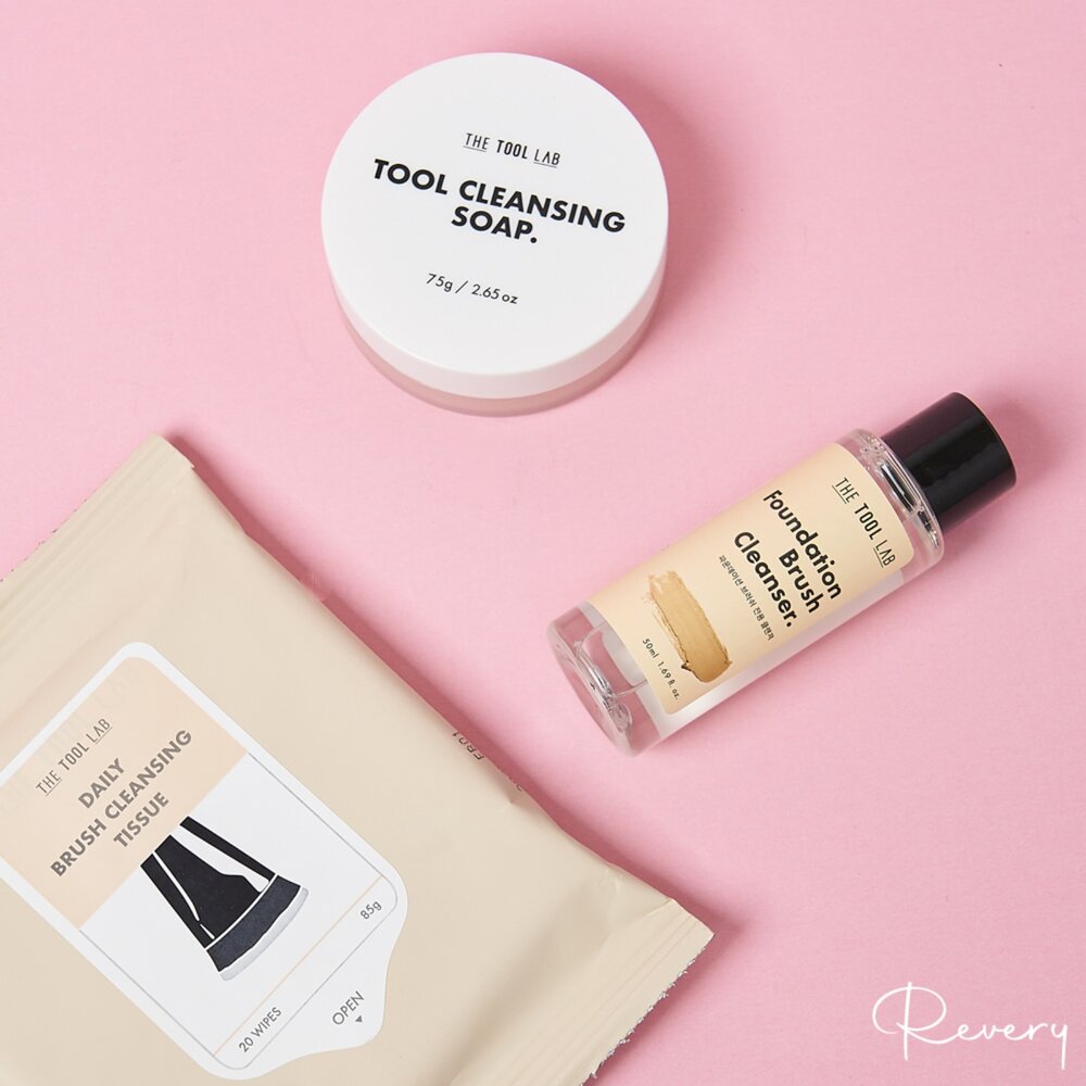 41119356720-現貨｜The tool lab｜清潔皂 粉底刷清潔液 刷具清潔濕巾 刷具清潔 粉撲清潔｜韓國代購