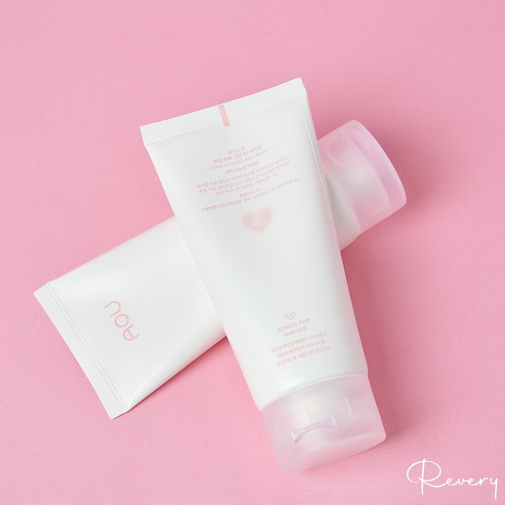 41311730400-現貨｜AOU｜提亮調色霜 臉部素顏霜 身體素顏霜 奶油身體霜 自然提亮 不假白｜韓國代購