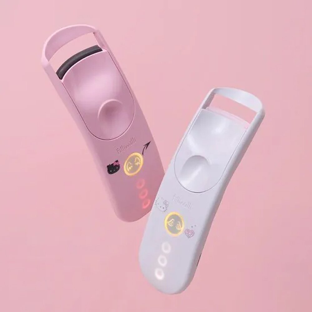 現貨|fillimilli|Hello Kitty聯名|充電式燙睫毛器 底妝刷828 髮夾 護膚棉片盒化妝棉|韓國代購-圖片-3
