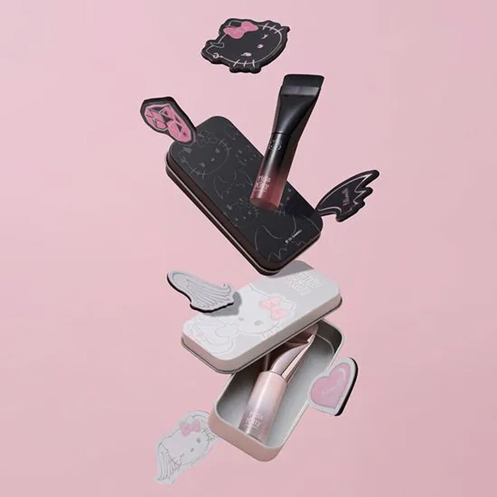 現貨|fillimilli|Hello Kitty聯名|充電式燙睫毛器 底妝刷828 髮夾 護膚棉片盒化妝棉|韓國代購-圖片-4