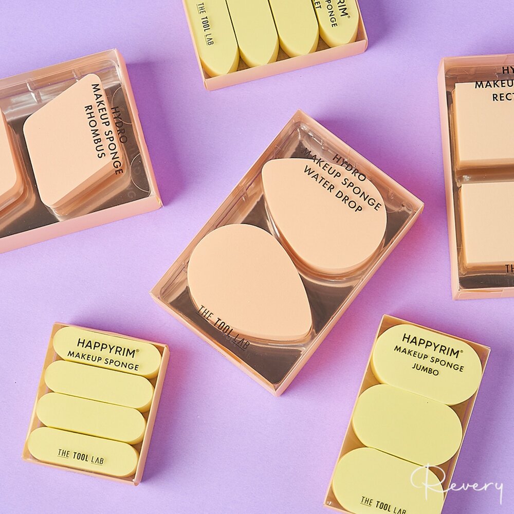 42619362933-現貨｜The tool lab｜Happyrim Hydro水潤 化妝海綿粉撲 子彈型 經典型 加大型｜韓國代購