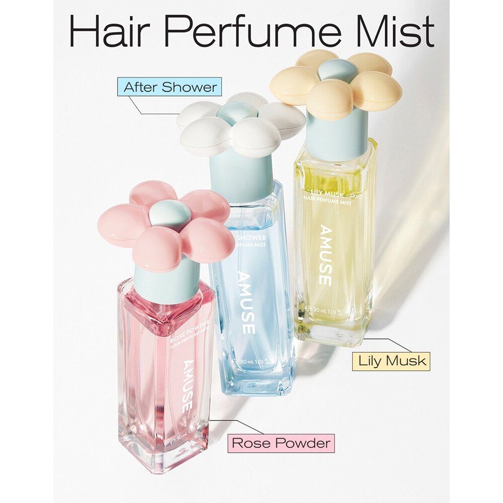 現貨|Amuse|Hair Perfume Mist 髮香噴霧 皂香 百合 玫瑰|韓國代購-圖片-1