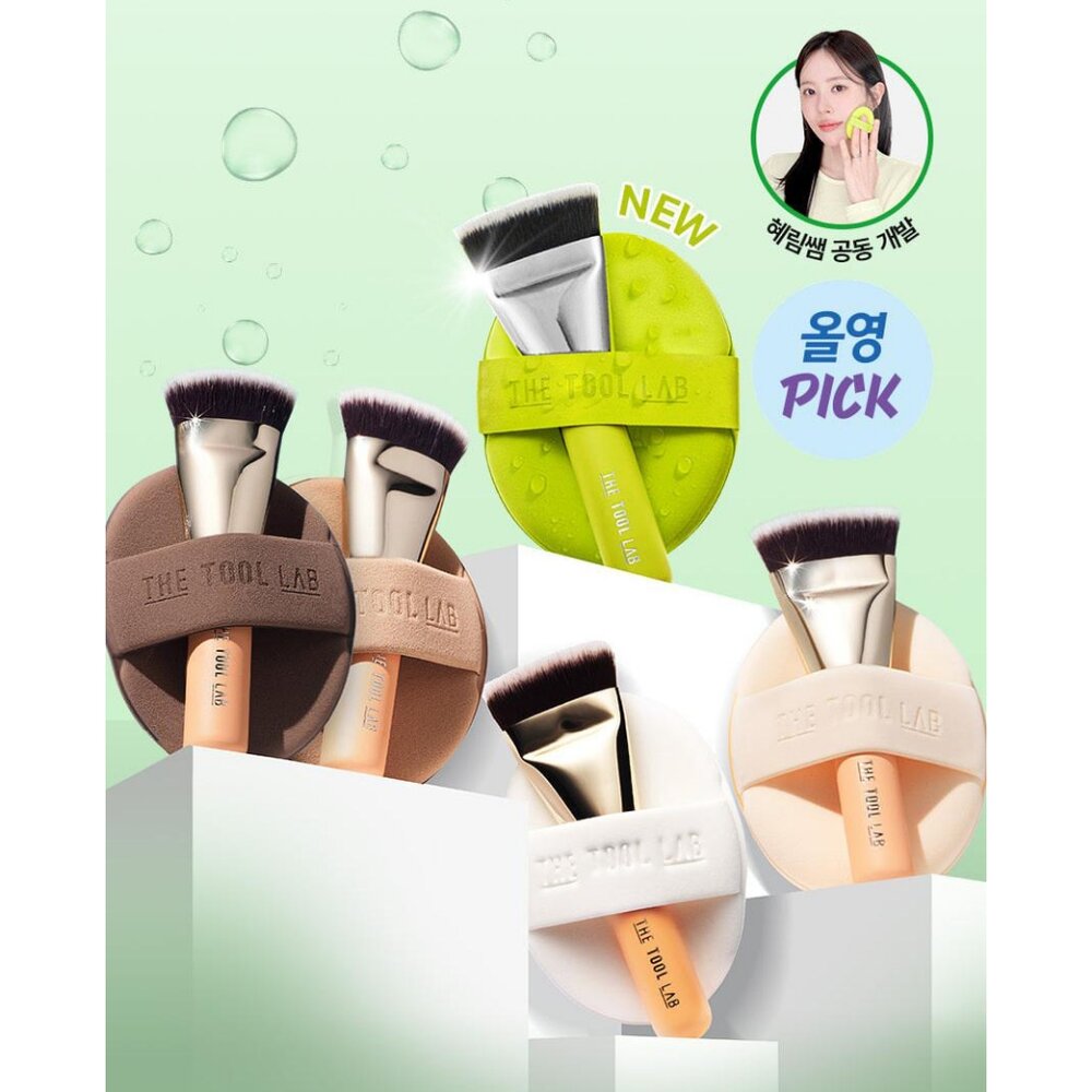 現貨|THE TOOL LAB|惠林老師共同開發 HappyRim All Day系列 刷具粉撲組+收納盒|韓國代購-圖片-4