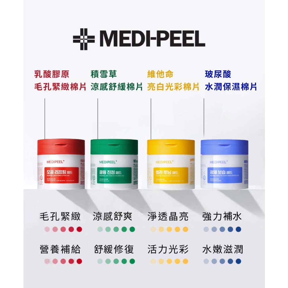 現貨|MEDIPEEL|大創聯名棉片系列|全4款 毛孔緊緻 涼感舒緩 亮白光彩 水潤保濕|韓國代購-圖片-2