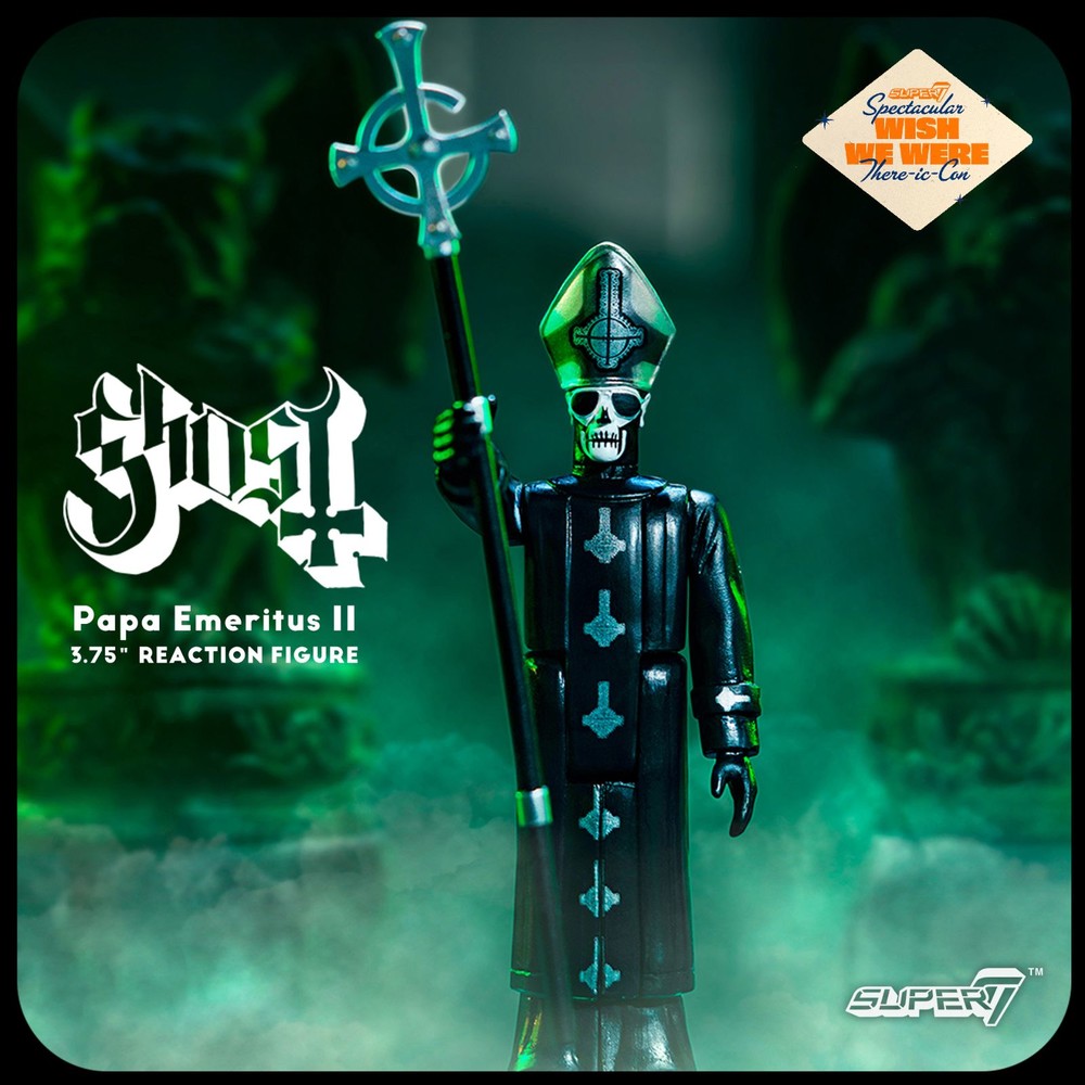 STPO-1300045-【預購】Super7 GHOST 榮譽教皇二世 PAPA 2 Emeritus 燙銀吊卡