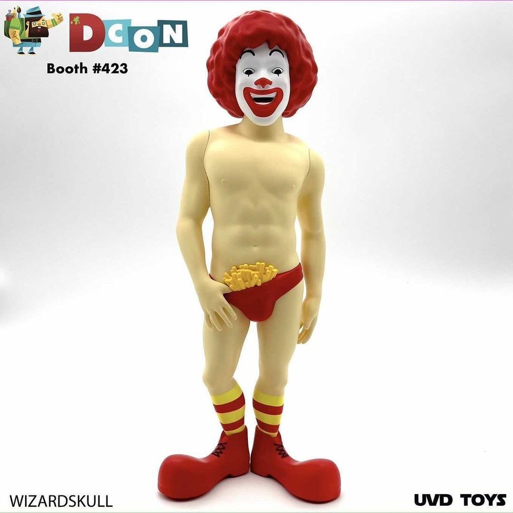 STPO-1300093-【預購】Wizard Skull x UVD Toys 性感麥當勞叔叔 DCON2021 男友力 Sexy Ronald 潮玩公仔