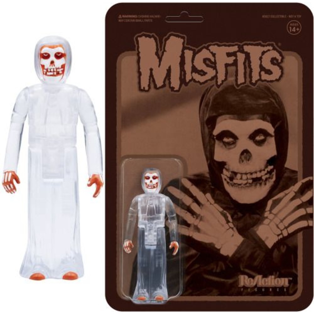 STPO-1300115-【預購】Super7 【水土不服龐克樂團】惡魔骷髏 透明 吊卡 Misfits Fiend