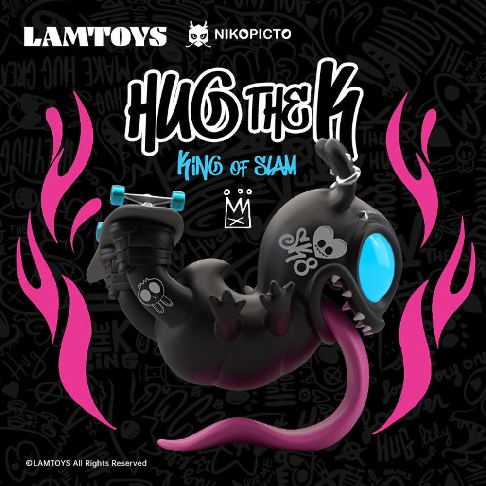 STPO-1300116-【預購】Lamtoys x Nikopicto 【HUG THE K】 King of SLAM 街頭滑板文化潮玩