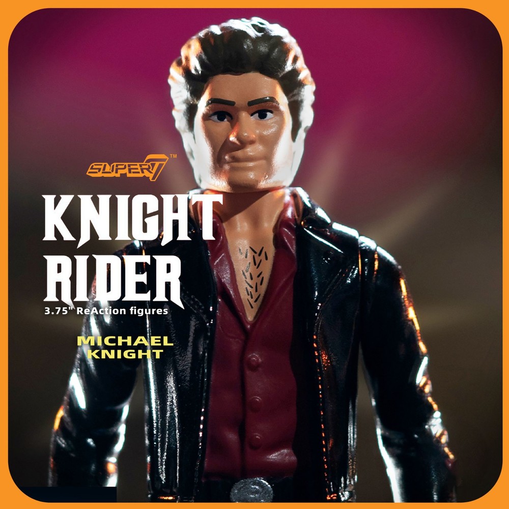 STPO-1300126-Super7 美國影集【霹靂遊俠 Knight Rider】 李麥克 Michael Knight 吊卡公仔