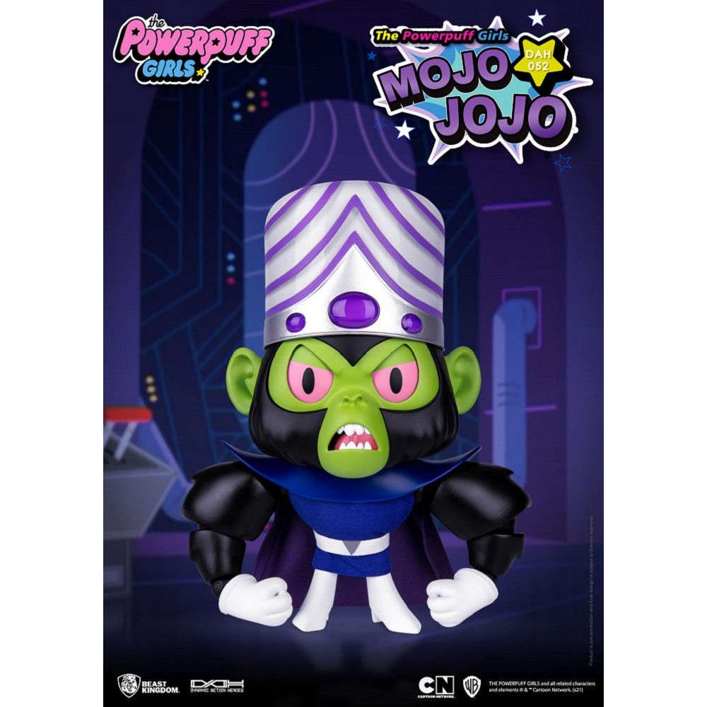 STPO-1300132-【預購】野獸國 DAH 經典美國動畫【飛天小女警】魔人啾啾 MOJO JOJO 可動公仔