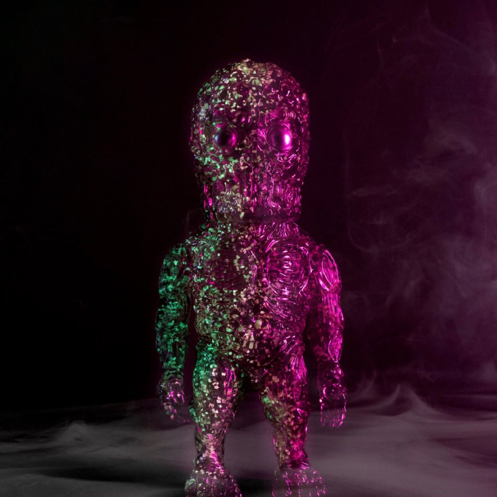 STPO-1300191-【預購】UNBOX 小豬肉佬 肉團 黑透綠 夜光 The INFERNAL Meta-Cortex GID 邪膠 潮玩 Sofubi