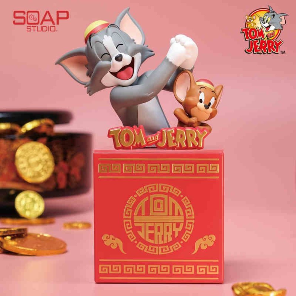 STPO-1300208-【預購】Soap Studio 【湯姆貓與傑利鼠 Tom & Jerry】 農曆新年 驚喜盒子 擺件