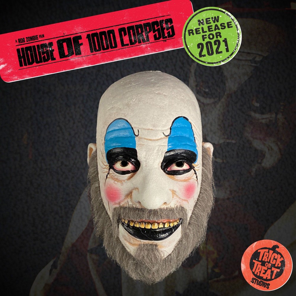 STPO-1300225-【預購】TOTS – Trick or Treat Studios 恐怖電影 【猛鬼1000】半臉面具 House of 1000 Corpses Half Mask