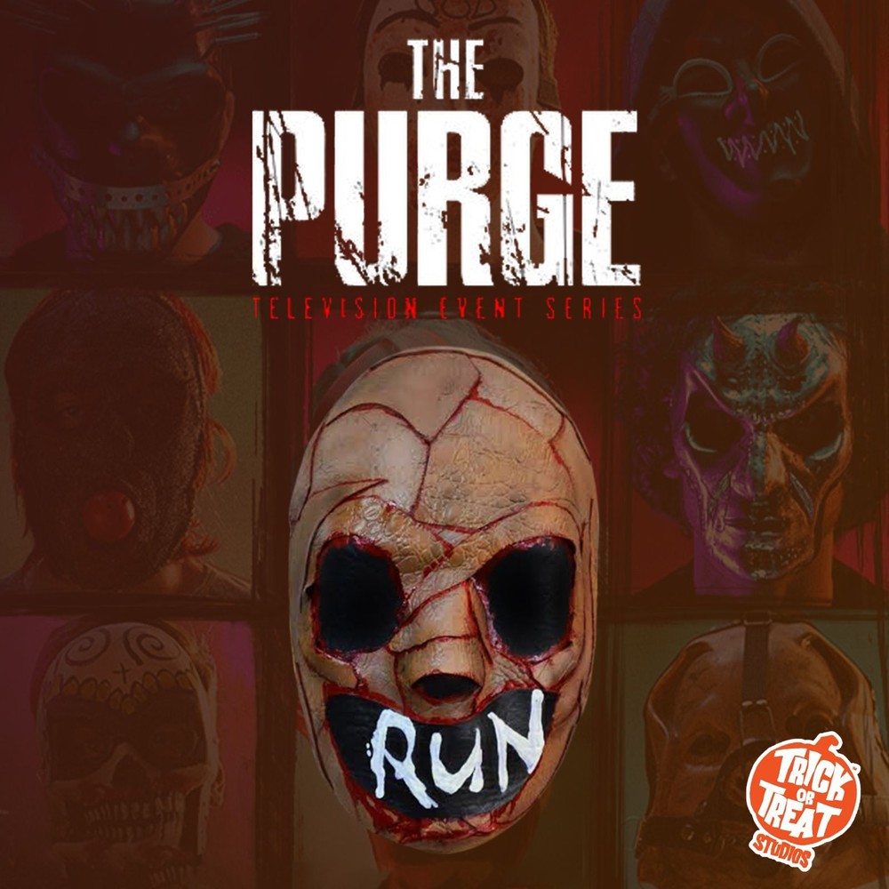 STPO-1300284-【預購】TOTS – Trick or Treat Studios 影集【國定殺戮日TV版】逃跑吧 面具 【The Purge TV Series】RUN Mask