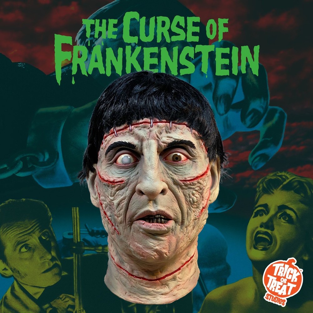 STPO-1300285-【預購】TOTS– Trick or Treat Studios 鹹馬電影【科學怪人的詛咒】套頭面具 Hammer Horror – The Curse of Frankenstein