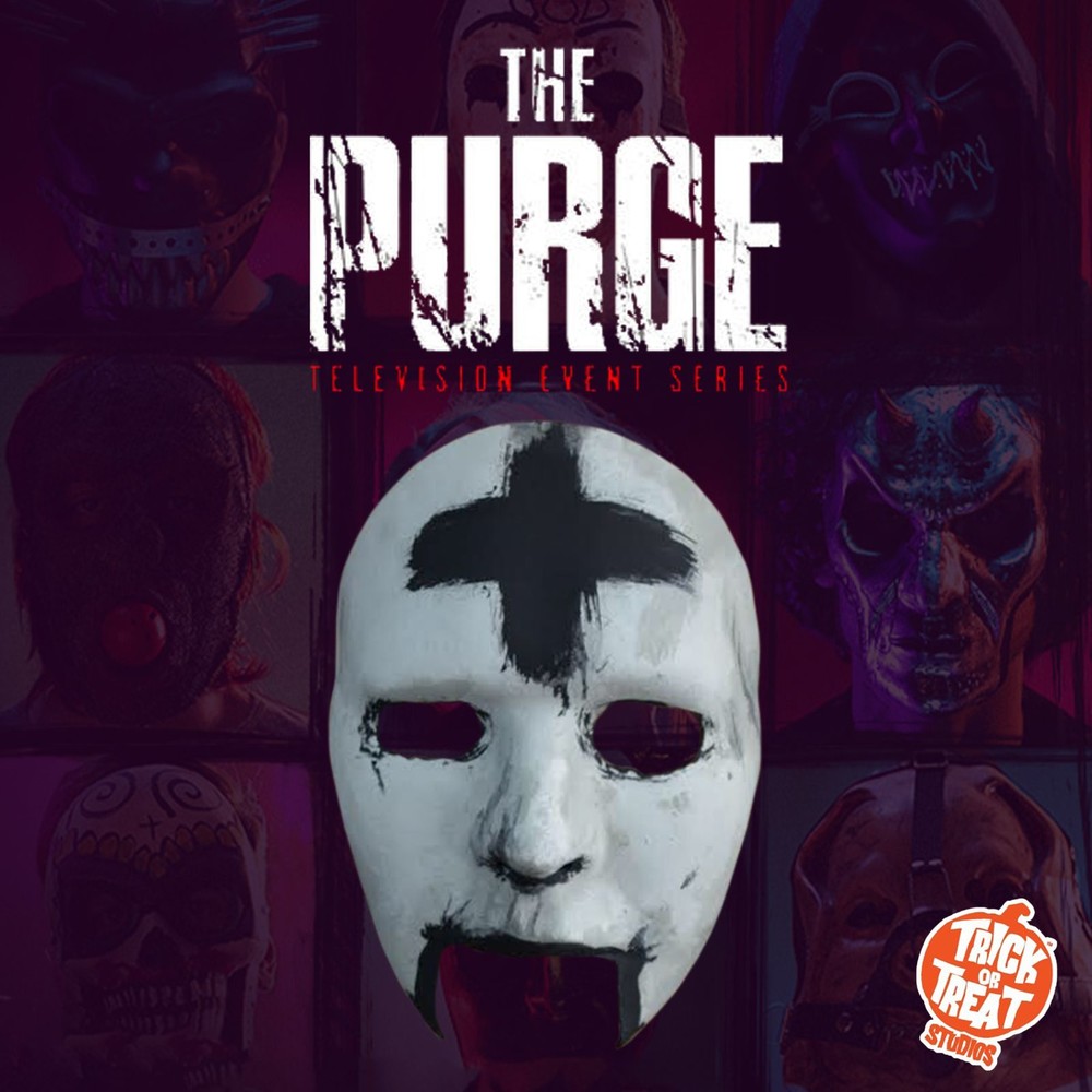 STPO-1300294-【預購】TOTS – Trick or Treat Studios 影集【國定殺戮日TV版】十字 面具 【The Purge TV Series】Plus Mask