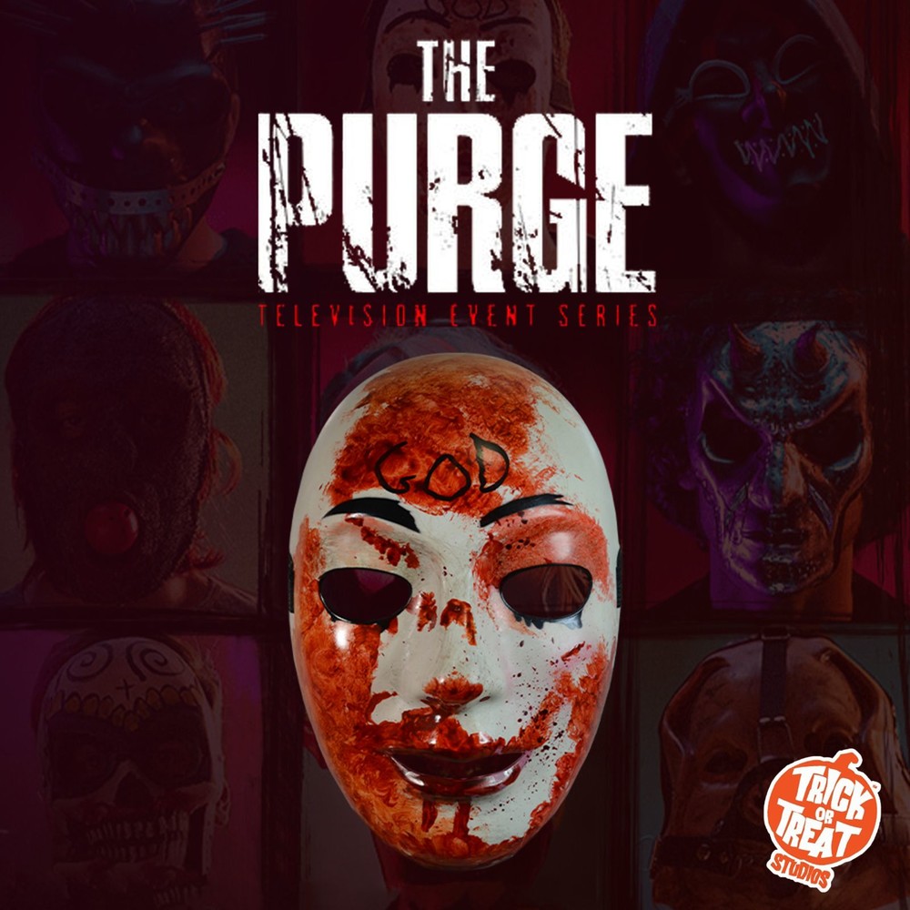 STPO-1300295-【預購】TOTS – Trick or Treat Studios 影集【國定殺戮日TV版】嗜血神祗 面具 【The Purge TV Series】Bloody God Mask