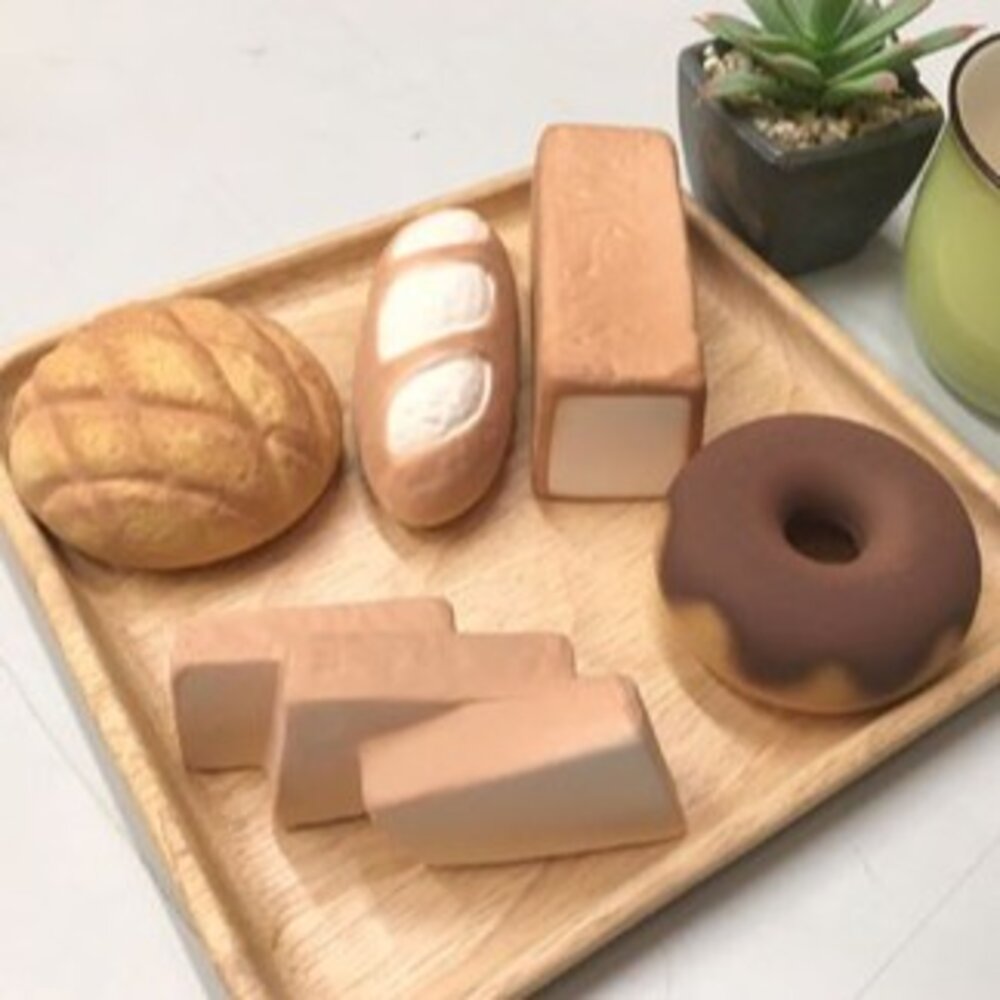 SF-013876-烤箱加濕塊 珪藻土 法國麵包 烤吐司 甜甜圈 菠蘿麵包 麵包造型 烘烤 烤麵包 鬆軟 酥脆