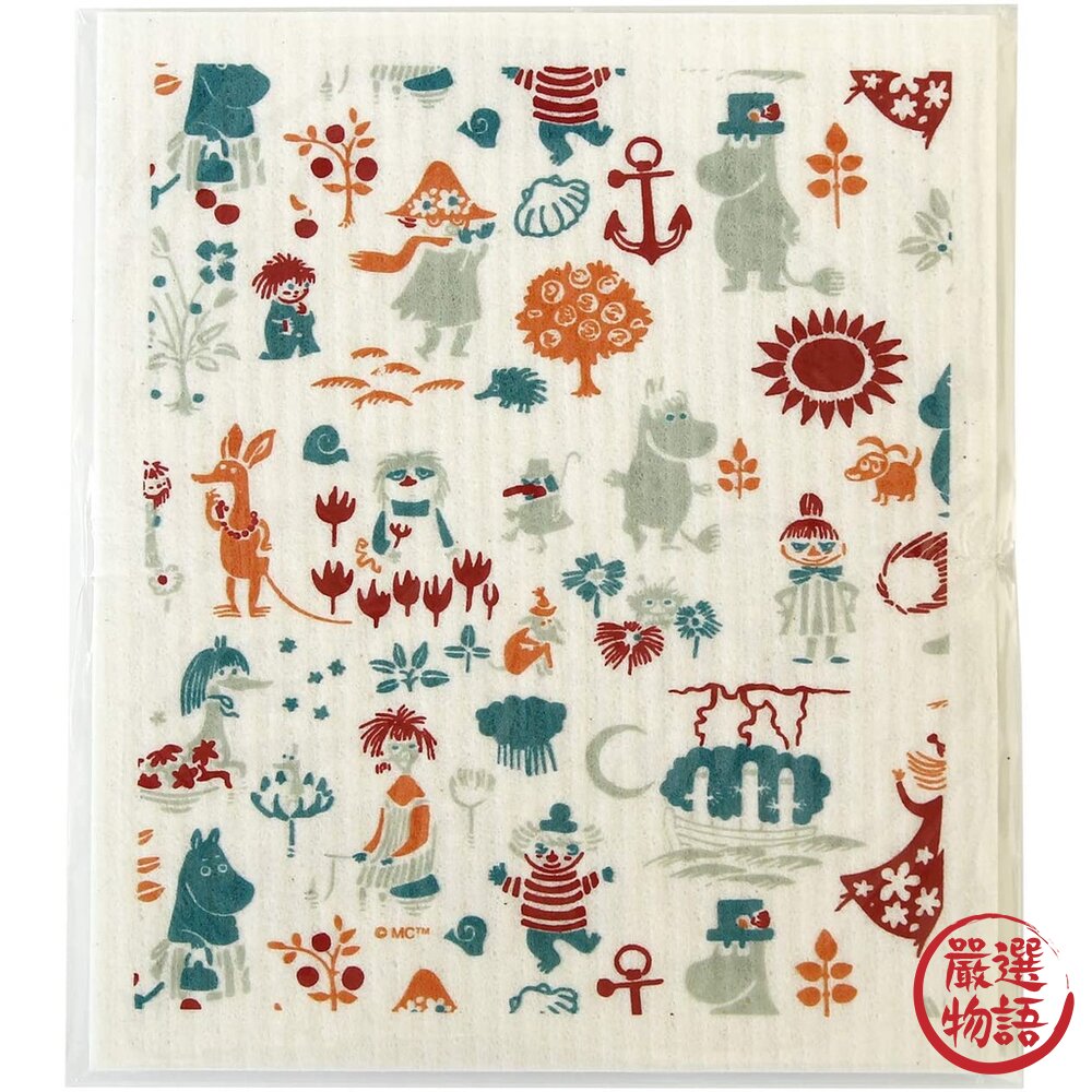 餐具擦拭布 德國製 嚕嚕米 環保 海綿 擦拭布 清潔抹布 廚房 浴室-圖片-5