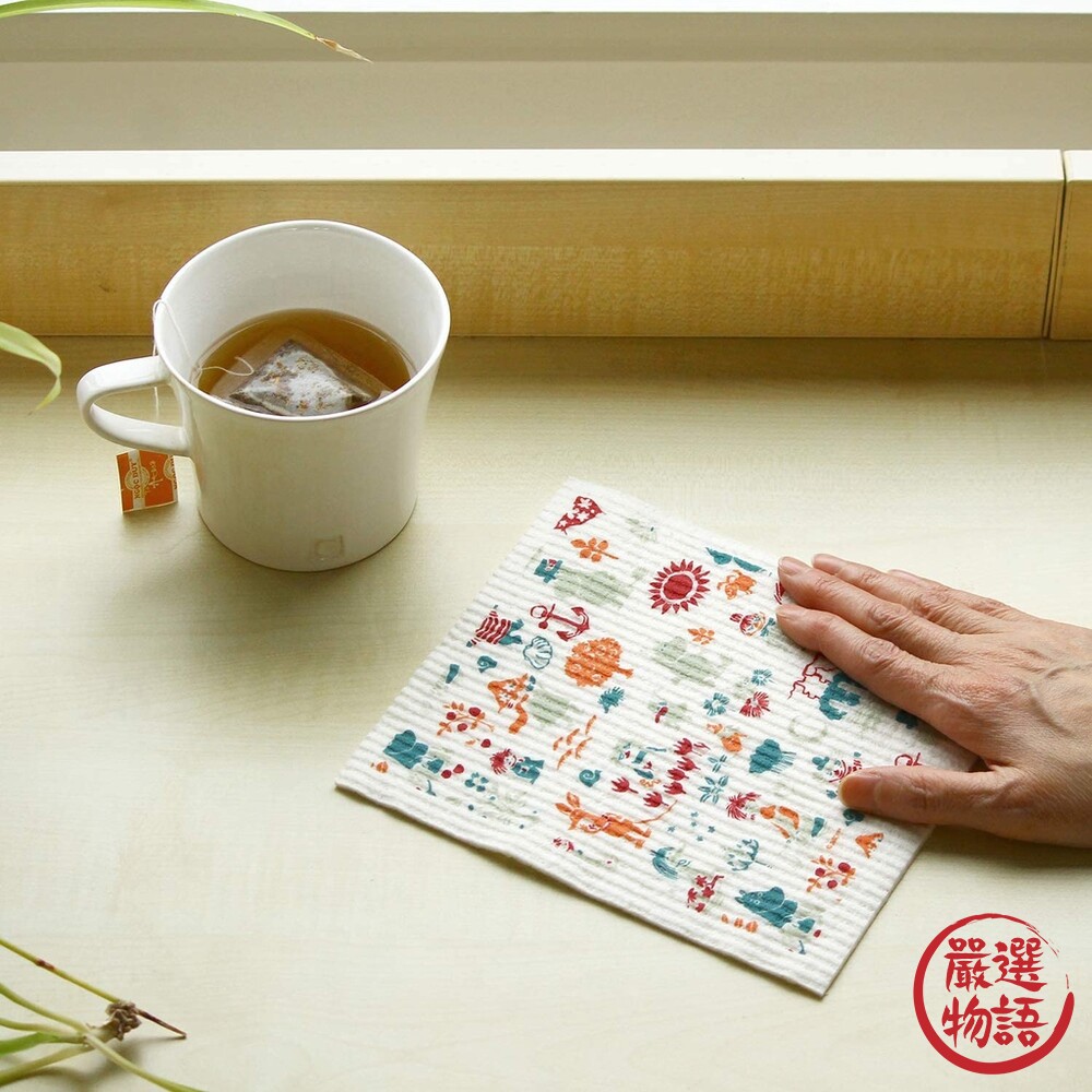 餐具擦拭布 德國製 嚕嚕米 環保 海綿 擦拭布 清潔抹布 廚房 浴室 封面照片