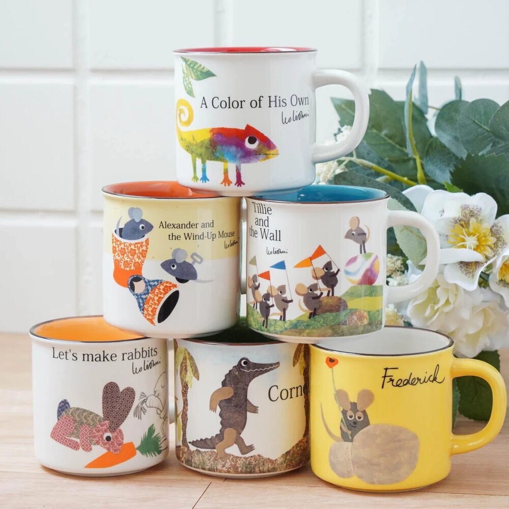 SF-013898-日本製童趣馬克杯 李歐．李奧尼（Leo Lionni）繪本大師 馬克杯 水杯 茶杯 酒杯