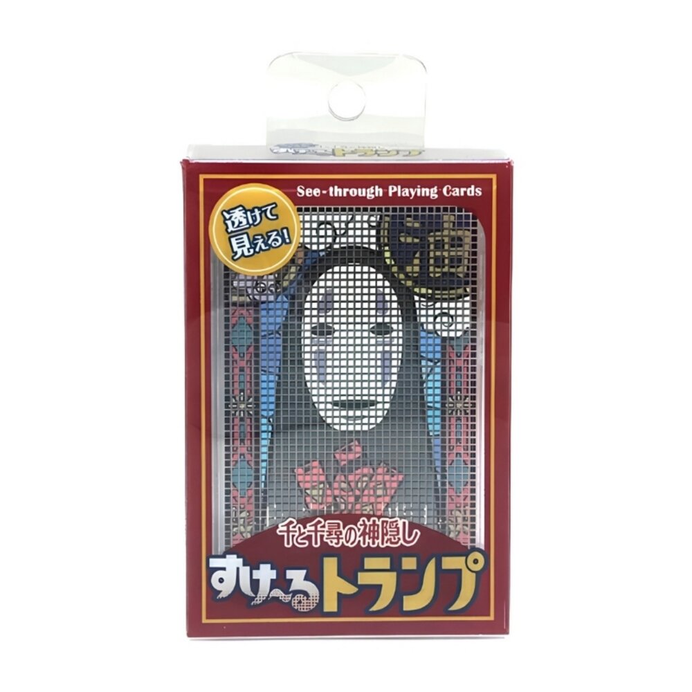 SF-013902-日本ENSKY神隱少女 神隱少女 透明撲克牌｜宮崎駿 紙牌 吉卜力動畫系列 玩具 紙牌遊戲 撲克牌