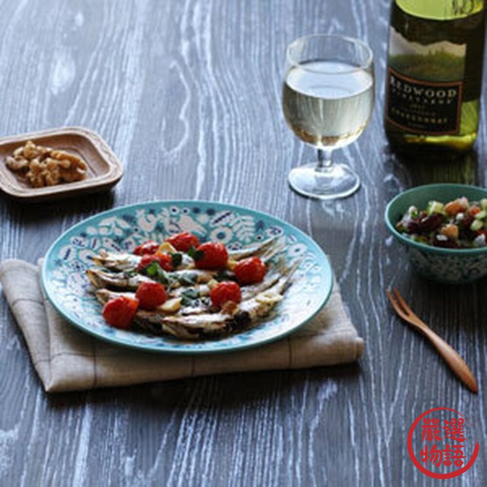 日本製美濃燒盤KUKKA22cm輕量義大利麵盤沙拉盤水果盤盤子陶瓷盤餐具菜盤