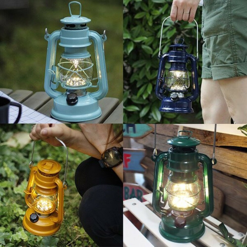 SF-014008-免插電復古LED夜燈露營燈 電池式 戶外居家安全照明