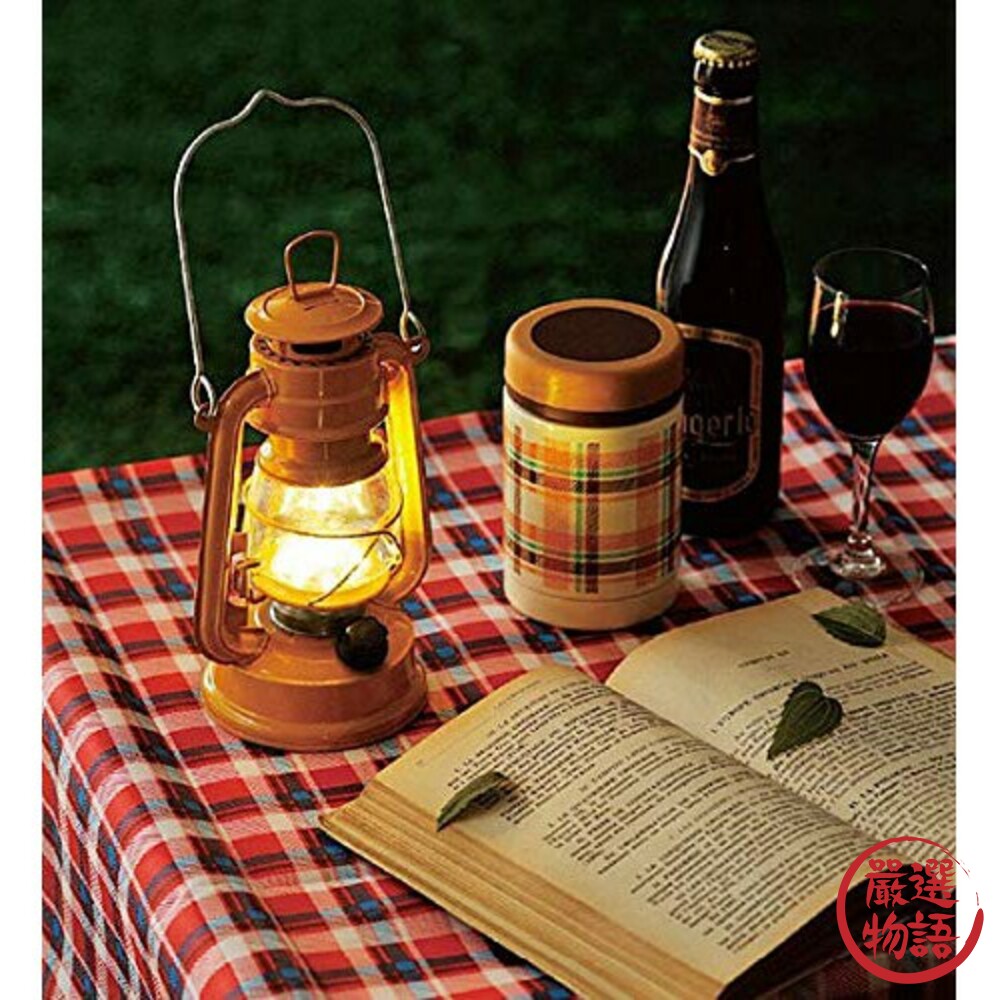 免插電復古LED夜燈露營燈 電池式 戶外居家安全照明-圖片-3