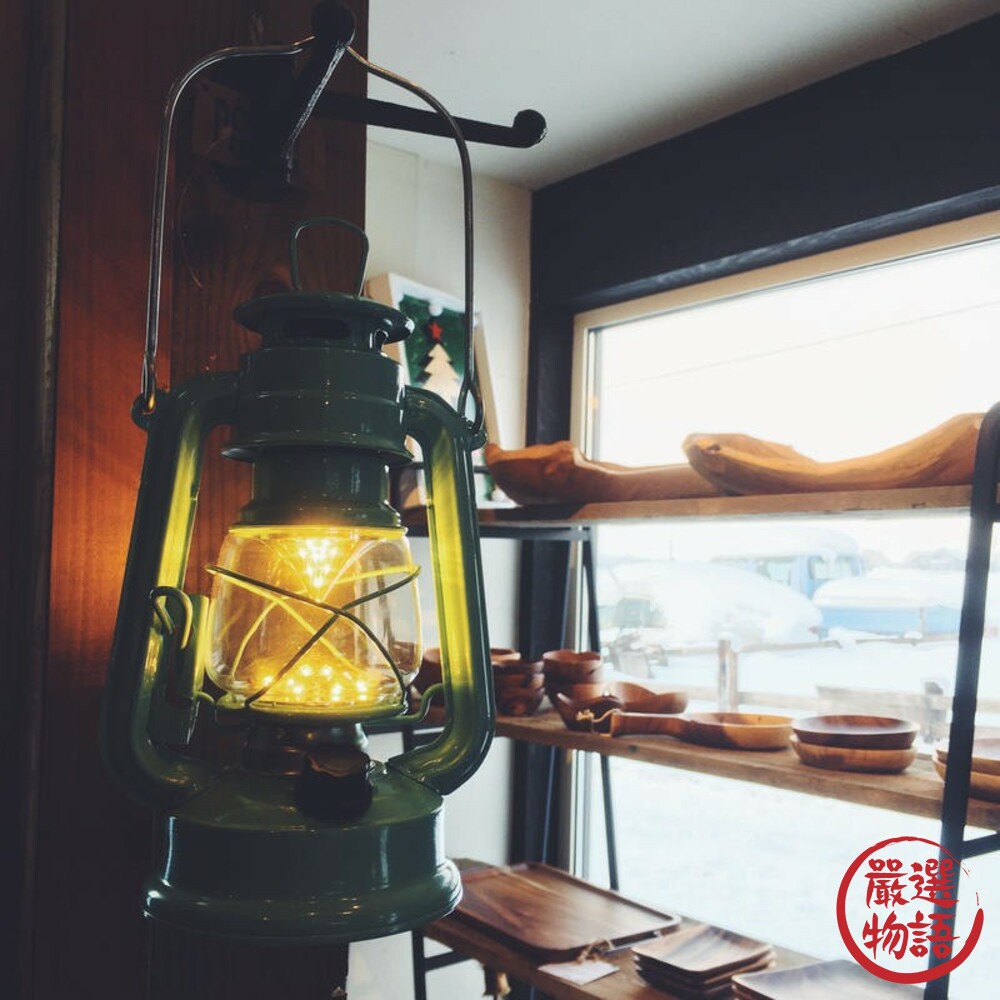 免插電復古LED夜燈露營燈 電池式 戶外居家安全照明-圖片-4