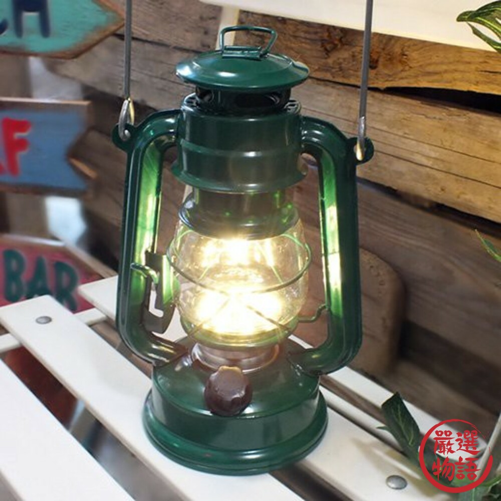 免插電復古LED夜燈露營燈 電池式 戶外居家安全照明-圖片-7