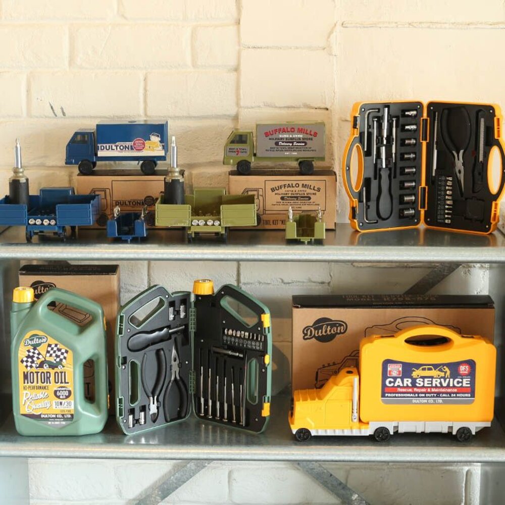 SF-014104-工具組 螺絲起子卡車造型工具盒 非玩具 DULTON工具組