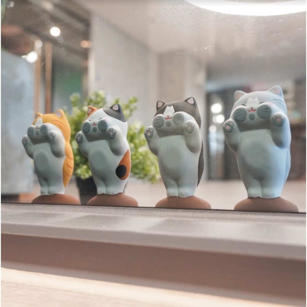 SF-014698-扁平趴趴貓公仔 療癒系 貓咪公仔 室內裝飾 送禮推薦 禮物 禮品 辦公小物 公仔收藏
